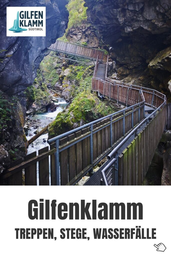Gilfenklamm in Südtirol bei Sterzing